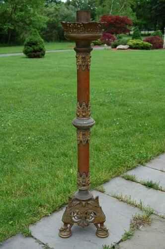 Classic Ornate Paschal Candlestick, 44" ht. +