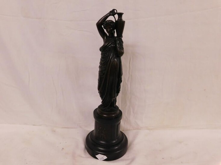 Classical Bronze Lady Sculpture