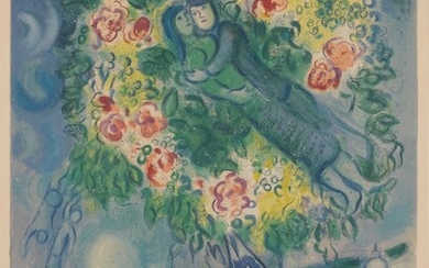 Couple and Fish (Mourlot CS 34), Charles Sorlier after Marc Chagall