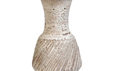 *DAME LUCIE RIE (1902-1995): A STONEWARE VASE the waisted ...