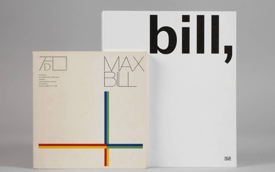 Deux volumes Max Bill Das druckgrafische Werk bis 1968, catalogue d'exposition édité par la Albrecht...