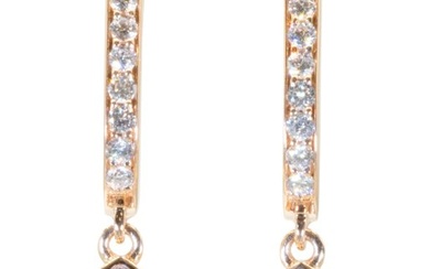 Drop earrings Diamond