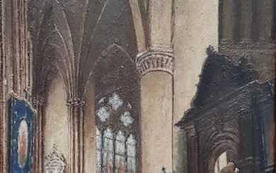 E. Brackenier (XIX-XX) - Sint-Romboutskathedraal Mechelen
