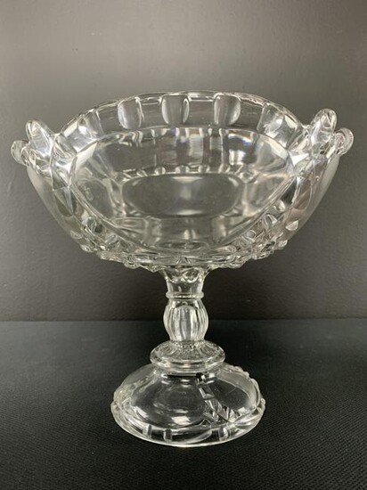 Eapg Belmont Glass Compote No 492, Pressed Glass