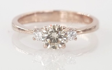 Engagement ring - 0.58ct. Diamond