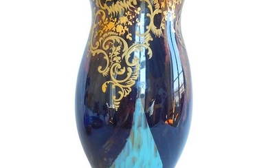 Ernest Leveillé - Large period vase attributed to - Crystal