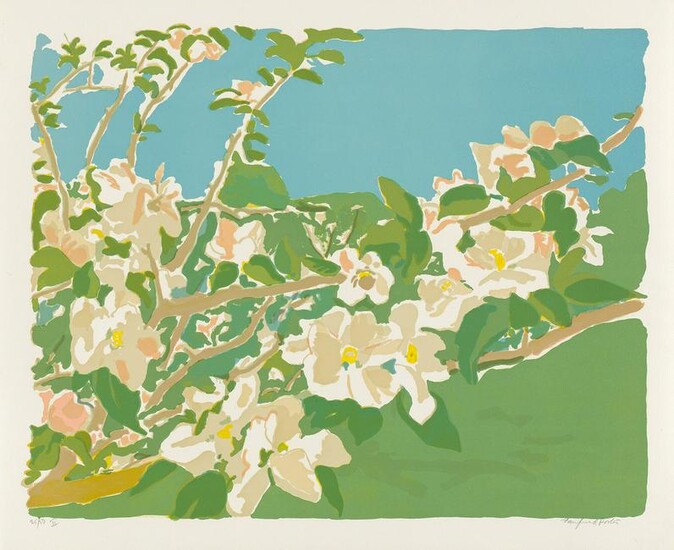 FAIRFIELD PORTER Apple Blossoms II * Apple Blossoms
