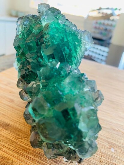 Fluorite Crystal cluster - 10×6.5×14 cm - 750 g
