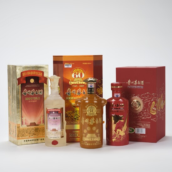 Founding of the People's Republic of China Package Moutai 1999-2009