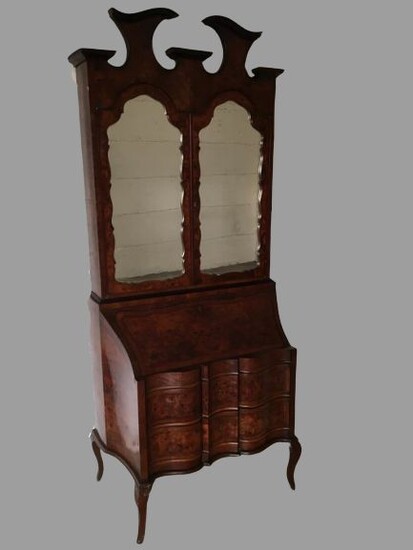 Furniture - Louis XV Style - Burr walnut, Walnut - around 1900