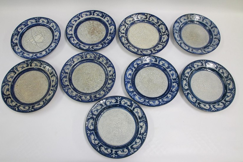 GROUP LOT OF DEDHAM POTTERY PLATES