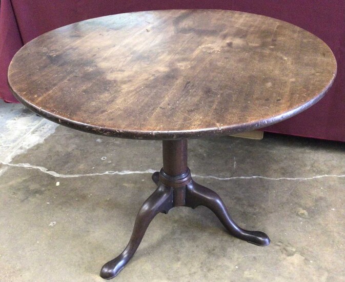 George II red walnut occasional table