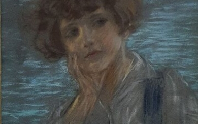 Glauco Cambon (Trieste, 13 agosto 1875 – Biella, 7 marzo 1930) - Ritratto di fanciulla