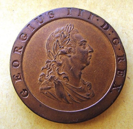 Great Britain - Penny 1797 George III - Copper