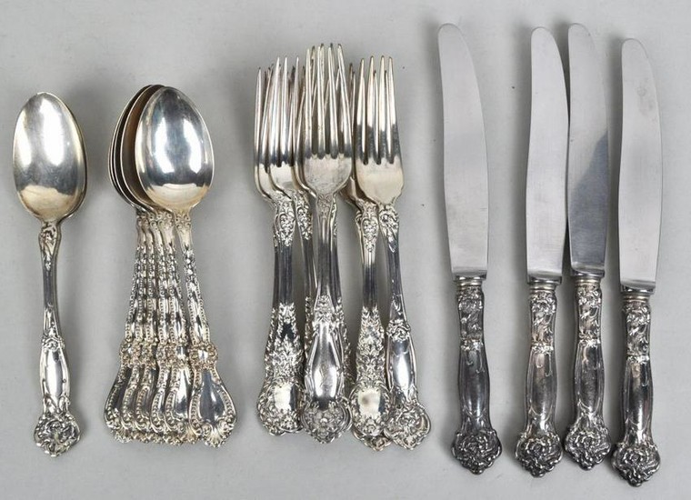 Group Assorted Sterling Flatware/Three Patterns