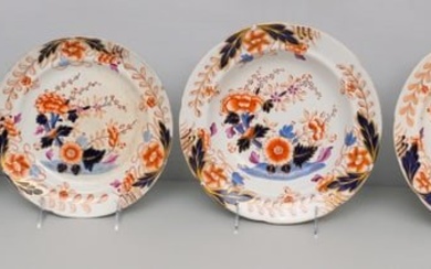 Group of Antique Davenport Imari Porcelain