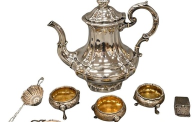 Group of Sterling and Continental Silver