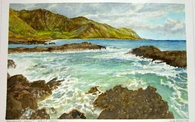 Hawaii Painting Waianae Coast, West Oahu Segedin #131