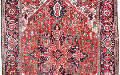Heriz ancien, Perse, vers 1950, laine sur coton, env. 350 x 245 cm, EHZ :...