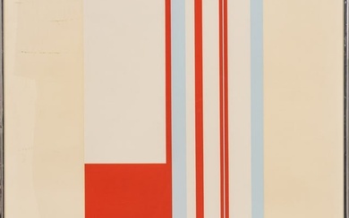 Ilya Bolotowsky (American/Russian, 1907-1981) Screenprint in Colors on Paper, Ca. 1970, "Series 1"