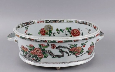 Jardinière (1) - Famille verte - Porcelain - Circa 1700 - China - Kangxi (1662-1722)