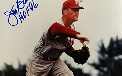 Jim Bunning Autographed Philadelphia Phillies 8x10 Photo