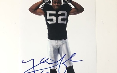 Khalil Mack signed 11x14 photo PSA/DNA Oakland Raiders Bears Autographed