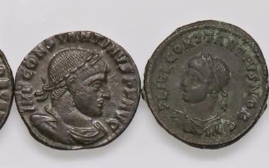 LOTTI - Imperiali Costanzo II, Costantino II, Valente, Costantino I...