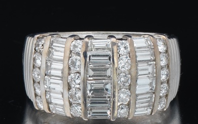 Ladies' White Gold and Diamond Ring