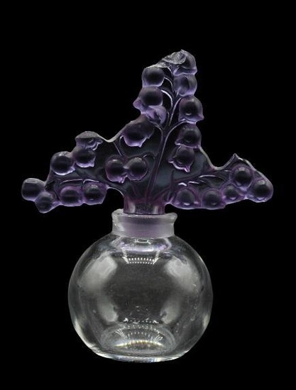 Lalique France Clairefontaine Perfume Bottle As is