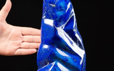 Lapis Lazuli AAA Quality - Dark Color - Free form - Superb!!! - Height: 245 mm - Width: 125 mm- 3470 g