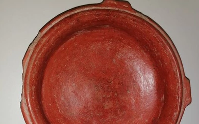 Late Roman/Early Byzantine Pottery Dish - (5×20×20 cm)
