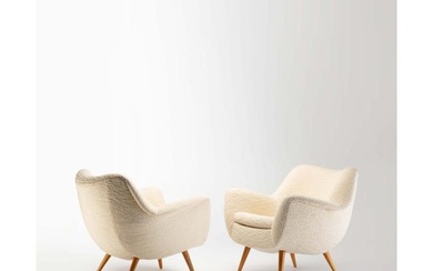 Lawrence Peabody (1924-2002) Pair of armchairs