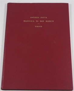 Libri: "Basilica di San Marco in Venetia", Antonio Zatta.