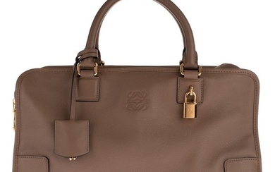 Loewe - Amazona 35 handbag made of grained leather, taupe colour, new condition