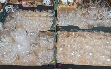 Lot details Four boxes of mixed glassware, to include drinking...