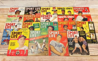 Lot of 18 Vintage Sports Magazines