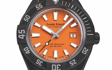 Louis Erard - Automatic Diver Watch Sportive Collection Orange Dial "NO RESERVE PRICE" - 69107NN17.BVDN57 - Men - Brand New