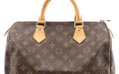Louis Vuitton Speedy 30 in Brown Monogram Canvas and Leather