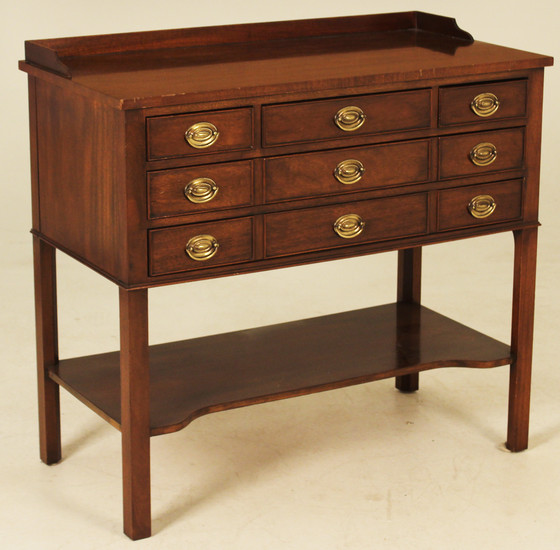 MAHOGANY SILVER CHEST BY BAKER