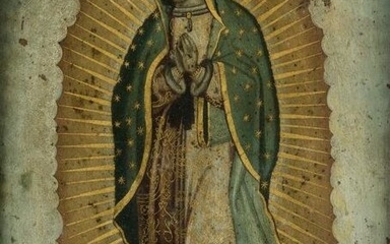 MEXICAN SCHOOL (18th century) "Virgin of Guadalupe"
