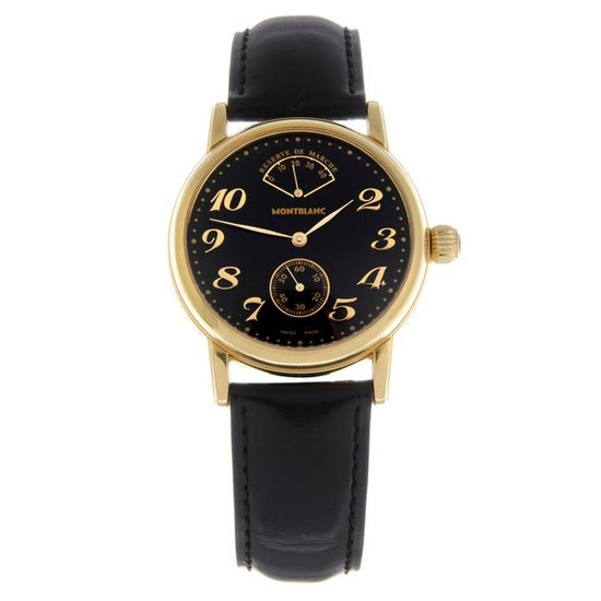 MONTBLANC - a gentleman's Meisterstück wrist watch.