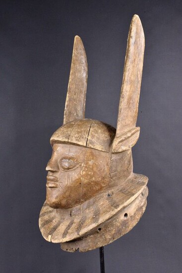 Mask Helmet Crest - Wood - Gèlèdé - Yoruba / Yoruba - Nigeria