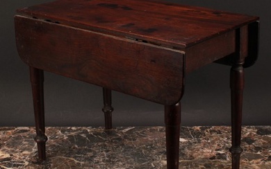 Miniature Furniture - a George IV mahogany Pembroke table, 2...