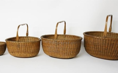 Nest of Four Mitchell Ray Nantucket Baskets