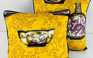 New pair of cushions made with ETRO fabric