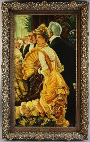 Oil on Canvas After Tissot