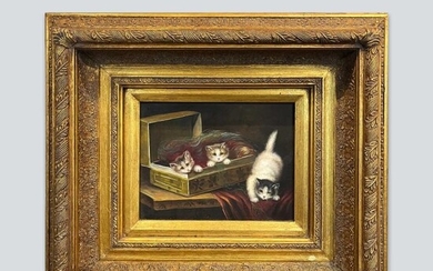布面油画十九世纪 Oil on canvas, 19th Century 47cm*52cm