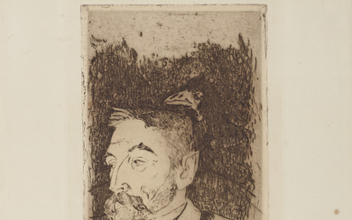 PAUL GAUGUIN (1848-1903) Portrait de Stéphane Mallarmé