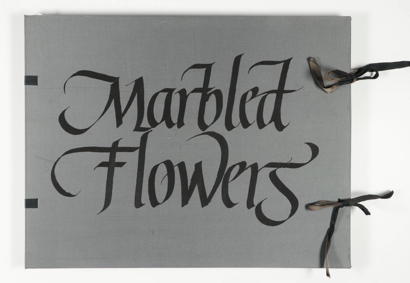 [Paper]. Frigge, K. Marbled flowers. Buren, F. Knuf,...